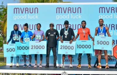 ޓީއެފްޖީ 10 ކިލޯމީޓަރު ދުވުމުގެ އެއްވަނަ ޖާއިޝާ އާއި ފަޒީލް ހޯދައިފި
