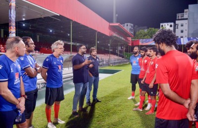 އެކުވެރިކަމުގެ މެޗެއް ނުކުޅެ ގައުމީ ފުޓުބޯޅަ ޓީމު ކޮލިފައިންނަށް ފުރައިފި