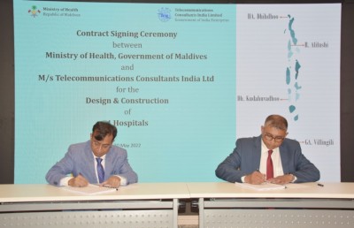 ހަތަރު ރަށެއްގައި ހޮސްޕިޓަލް އަޅަން 882 މިލިއަން ރުފިޔާ އަށް އިންޑިއާގެ ކުންފުންޏަކާ ހަވާލުކޮށްފި