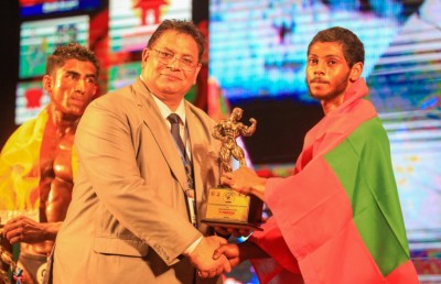 ބޮޑީބިލްޑިން އިން ރާއްޖެ އަށް ތިން ރަން މެޑަލް