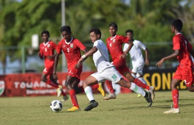 ސައުދީ އަތުން ބަލިވެ ރާއްޖޭގެ ޒުވާން ޓީމު ކަޓައިފި