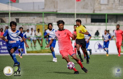 އުތުރު ލީގުގެ ދެވަނަ ޑިވިޝަނުގައި ޒިމްޔާނާއި ނާޝިދަށް ހެޓްރިކް