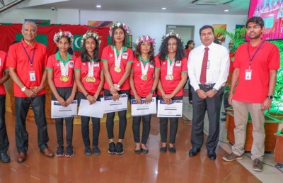 އައިއޯއައިޖީގައި ރަން މެޑަލް ހޯދި އެތުލީޓުން ސްޓެލްކޯ އިން ސްޕޮންސާކޮށްފި