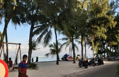 ހުޅުމާލެ ބީޗުގައި ހުރި ތަކެތި ނަގައި ތަން ހުސްކޮށްފި