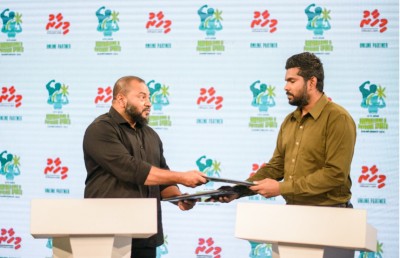 އޭޝިއާ ބޮޑީ ބިލްޑިން މުބާރާތުގެ ޕާޓްނަރުންގެ ގޮތުގައި "މިހާރު"، "އޯކާ" އަދި "އޮފިޝަލް އިވެންޓްސް"
