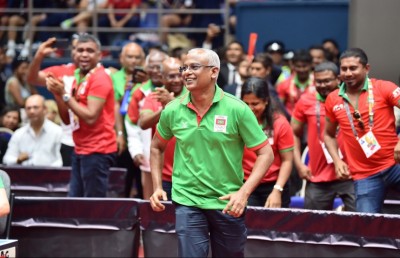 ރާއްޖެ އާއި ލަންކާ ވޮލީ މެޗަށް ރައީސް ވަޑައިގަންނަވަނީ