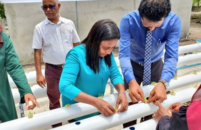 މާޅޮހުގެ ހައިޑްރޮޕޯނިކްސް ޕްރޮގްރާމް އިފްތިތާހު ކޮށްފި