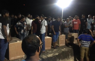 ގިނަ ބައެއްގެ ބައިވެރިވުމާ އެކު ޖަނާޒާ ބާއްވައިފި