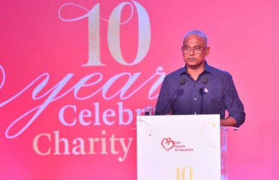 ހިތުގެ ބަލި ހުންނަ ކުދިންނަށް އާސަންދަ ލިބޭނެ ގޮތް ހަދަން އެބަ މަސައްކަތް ކުރަން: ރައީސް