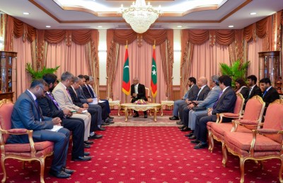ރައީސް، އިންޑިއާގެ ފޮރިން މިނިސްޓަރާ ބައްދަލުކުރައްވައިފި