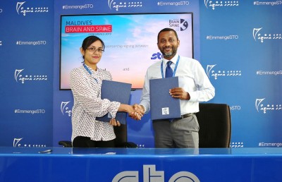 ބްރެއިން އެންޑް ސްޕައިން ކޮންފަރެންސްގެ ޕްލެޓިނަމް ސްޕޮންސަރަކަށް އެސްޓީއޯ