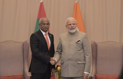 ރައީސް، ބޮޑުވަޒީރު މޯދީއާ ބައްދަލުކުރައްވައިފި