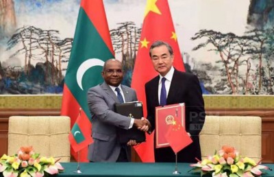 ގުޅުން ބަދަހިކުރުމުގެ ތިން އެމްއޯޔޫއެއްގައި ރާއްޖެ-ޗައިނާ ސޮއިކޮށްފި
