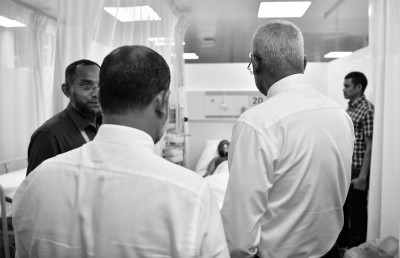 ރައީސް، އަލިފާނުގެ ހާދިސާގައި ފިހުނު މީހުންގެ ހާލު ބައްލަވައިފި