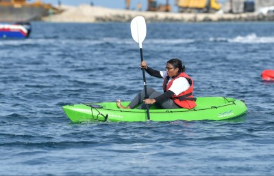 ރާއްޖޭގެ 17 އަތޮޅު ތަމްސީލު ކުރި ކެނޯ ރޭސް ނިންމާލައިފި