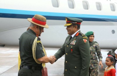 އިންޑިއާގެ އާމީ ޗީފް ރާއްޖެ ވަޑައިގެންފި
