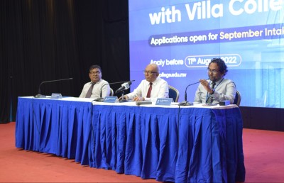 ސެޕްޓެމްބަރު އިންޓޭކަށް ވިލާ އިން ހުޅުވާލައިފި