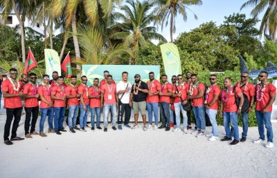 ރަން މެޑައްޔަށް އަމާޒުކޮށް، ދިވެހި ބޮޑީ ބިލްޑިން ޓީމު މާފުއްޓަށް
