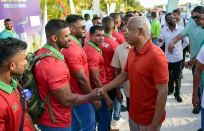 އޭޝިއާގެ ބޮޑީ ބިލްޑިން މުބާރާތް އިފުތިތާހު ކޮށްދެއްވަން ރައީސް މާފުއްޓަށް
