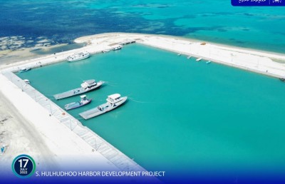 ހުޅުދޫ ބަނދަރުގެ ބޮޑު ބައެއް ނިމިފައިވަނިކޮށް މަސައްކަތް ހުއްޓާލަން އީޕީއޭއިން އަންގައިފި