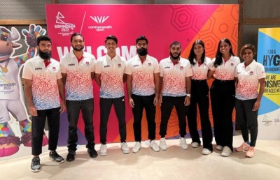 ކޮމަންވެލްތު ގޭމްސް: ބެޑްމިންޓަންގައި ރާއްޖެ، ސްކޮޓްލެންޑާ އެއް ގުރޫޕެއްގައި
