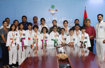 ކަރާޓޭ މެޑަލް ހޯދި ދަރިވަރުންނާ މެދު ބޮޑު އުއްމީދެއް