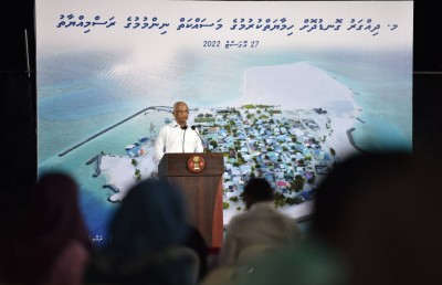 ދިއްގަރުގެ 25 ހެކްޓަރުގެ ބިން ހިއްކުން މަހެއްގެ ތެރޭ ނިމޭނެ: ރައީސް