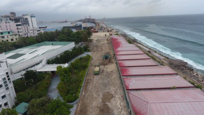 ބްރިޖާ ގުޅޭ މާލޭގެ މަގުތައް ހަދަން ފަށައިފި