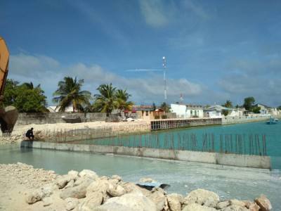 އިނގުރައިދޫ ބަނދަރުގެ 90 ޕަސެންޓް މަސައްކަތް ނިންމާލައިފި