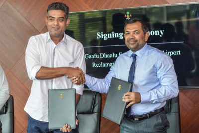 ފަރެސްމާތޮޑާގައި އެއާޕޯޓު އަޅާ ބިން ހިއްކުމަށް ގަލްފް ކޮބްލާ ޓެންސާއަށް