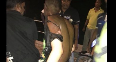އުނގޫފާރު ފަޅުތެރޭގައި އޮތް ތެޔޮ ބޯޓެއްގައި އެއްޗެއް ގޮވައި މީހަކު ފިހިއްޖެ