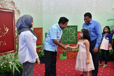 ރައީސްގެ އީދު ސަލާމް ކުރެއްވުން ރަސްރަނި ބަގީޗާގައި