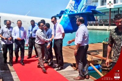 ރައީސް ޔާމީން އުތުރަށް ކުރެއްވި ދަތުރުފުޅަށް ފަހު މާލެ ވަޑައިގެންފި