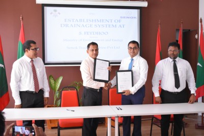 ސ. ފޭދޫގައި ފެން ހިންދުމުގެ ނިޒާމް ގާއިމްކުރުމަށް 18 މިލިއަން ރުފިޔާއަށް ކުންފުންޏަކާ ހަވާލުކޮށްފި