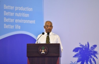 އޯގަނިކް ފާމިންއާ މެދު ވިސްނަންޖެހޭ: ރައީސް