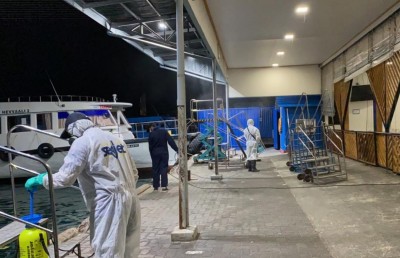 ޑިސްއިންފެކްޓްކޮށް، ވިލިމާލެ ފެރީގެ ޚިދުމަތް މިރޭ ފެށޭތޯ ބަލަނީ