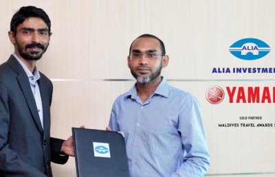 މަޓާޓޯ މޯލްޑިވްސް ޓްރެވަލް އެވޯޑްސްގެ ގޯލްޑް ޕާޓްނަރަކަށް އެލިއާ