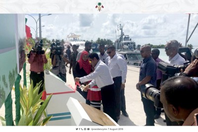 ފަރެސްމާތޮޑާ ބަނދަރު ހުޅުއްވައިދެއްވައި ގޮނޑުދޮށް ހިމާޔަތް ކުރުމުގެ މަޝްރޫގެ ނިމުން ފާހަގަ ކޮށްފި