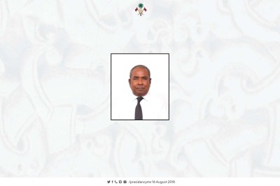 ހޯމް މިނިސްޓްރީގެ ސީނިއާ ޕޮލިސީ އެގްޒެކެޓިވްގެ މަގާމަށް ރަމީޒް އައްޔަނުކުރައްވައިފި