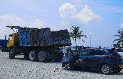 ކުޅުދުއްފުށީގައި ނުރައްކާތެރި އެކްސިޑެންޓެއް، މީހަކަށް އަނިޔާއެއް ނުވޭ