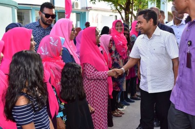 ރައީސް ޔާމީން ފ. އަތޮޅަށް ވަޑައިގެންފި