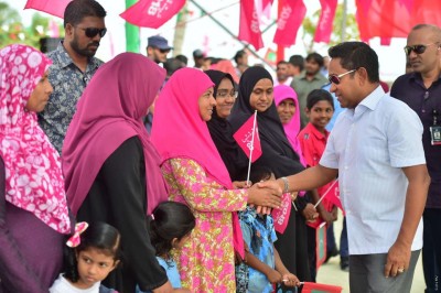ރައީސް ޔާމީން ރ. އަތޮޅަށް ވަޑައިގެންފި