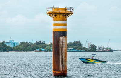ތިލަމާލެ ބްރިޖުގެ ފުރަތަމަ ޓެސްޓް ޕައިލް ފެނުން މައްޗަށް
