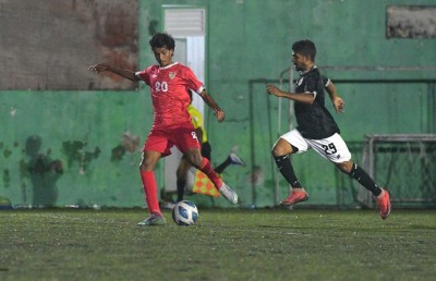 ޒުވާން ގައުމީ ޓީމު ތިން ވަނަ ޑިވިޝަނުގައި ކުޅުނު ފުރަތަމަ މެޗު އެއްވަރު