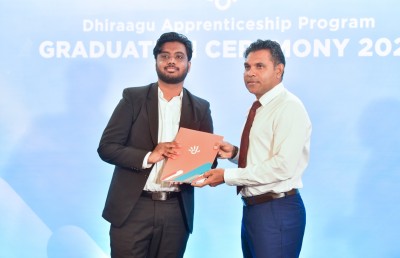 ވަޒީފާގެ މާހައުލަށް އިތުރު 15 ޒުވާނުން ދިރާގުން ތަމްރީންކޮށްދީފި