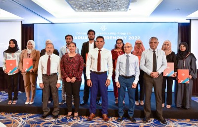 ވަޒީފާގެ މާހައުލަށް އިތުރު 15 ޒުވާނުން ދިރާގުން ތަމްރީންކޮށްދީފި