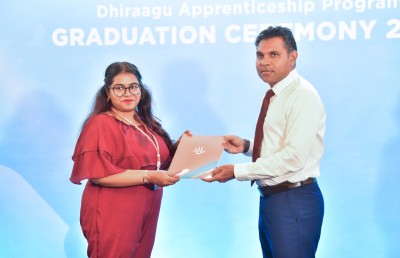 ވަޒީފާގެ މާހައުލަށް އިތުރު 15 ޒުވާނުން ދިރާގުން ތަމްރީންކޮށްދީފި
