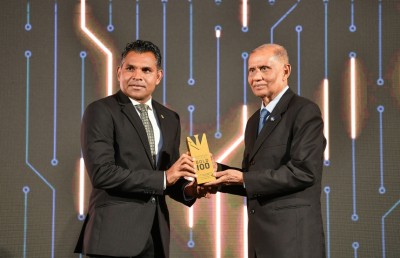 ރާއްޖޭގެ އެންމެ ކާމިޔާބު ކުންފުނިތަކަށް "ގޯލްޑް 100" ހަ ވަނަ ފަހަރަށް އެވޯޑު ދީފި