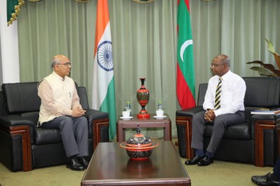 ރާއްޖެއާއެކު އިންޑިއާ އިން ކުރިއަށްދާ މަޝްރޫއުތަކާ ގުޅޭގޮތުން މަޝްވަރާކޮށްފި