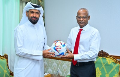 ވޯލްޑް ކަޕްގެ މެޗެއް ބައްލަވާލައްވަން ރައީސް ގަތަރަށް ވަޑައިގަންނަވަނީ